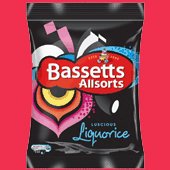 Bassett's Liquorice allsorts 215g direct from the UK !!
