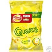 Walker's Cheese quavers potato snack x 12