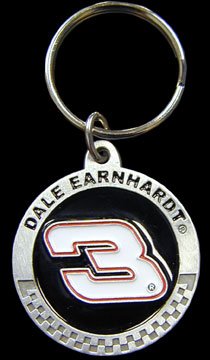 Dale Earnhardt Pewter and Zinc Key Ring
