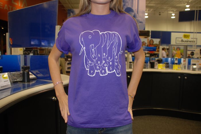Purple Elephant T-shirt- CHS
