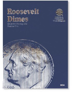 #9034 Whitman Folder for Roosevelt Dimes 1965-2004