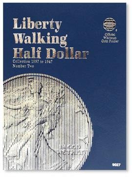 #9027 Whitman Folder for Walking Liberty Half Dollars 1937-1947