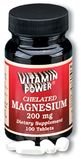 Magnesium 200 mg 250 Tablets 631U