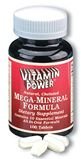 Mega-Mineral Formula (10 Essential Minerals) 250 Tablets 1088U