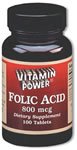 Folic Acid 800 mcg 500 Tablets 802V