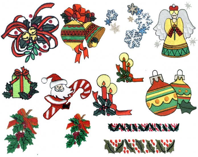 Machine Embroidery Designs CHRISTMAS