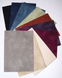 Assorted Colors Suedeboard precut blank art cards