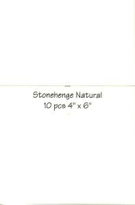4"x6" Natural Stonehenge Paper