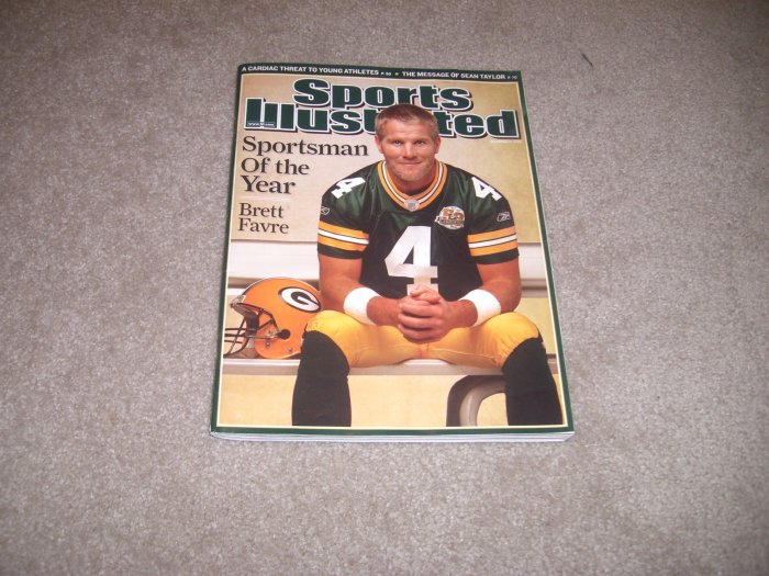 Brett Favre Sports Illustrated SI Sportsman Of Year 2007 NFL Football Packers