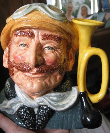 Royal Doulton Jug Large Veteran Motorist