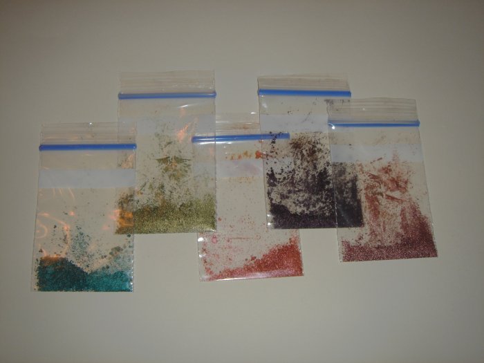 MAC Pigment Sample Baggies 5 for $4 free shipping