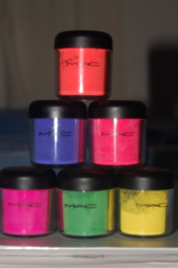 MAC Pigment Samples "Pro Neon Pigments" 5 colors