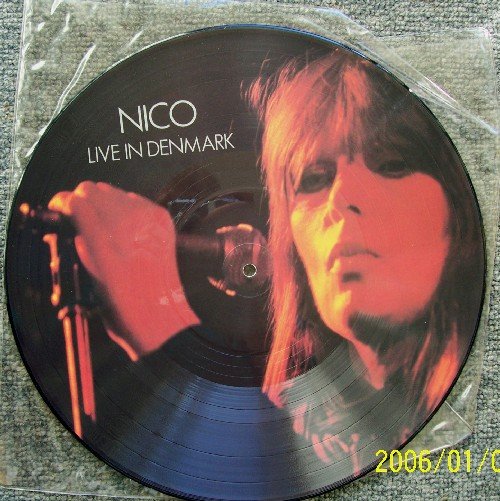 NICO of Velvet Underground LIVE IN DENMARK VU Vintage Vinyl Picture Disc 12" MINT RARE