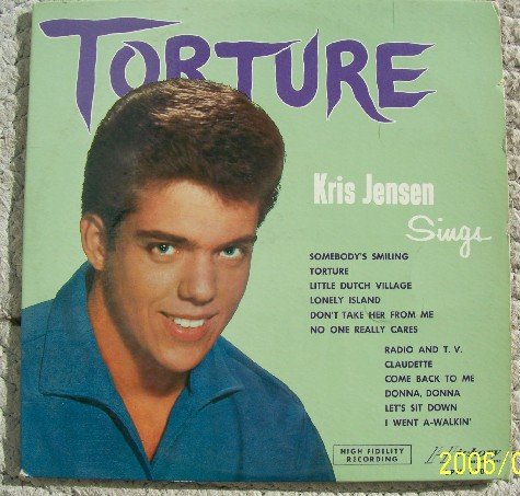 KRIS JENSEN TORTURE Original Hickory Label 110 Mono Rare Vintage Vinyl Record