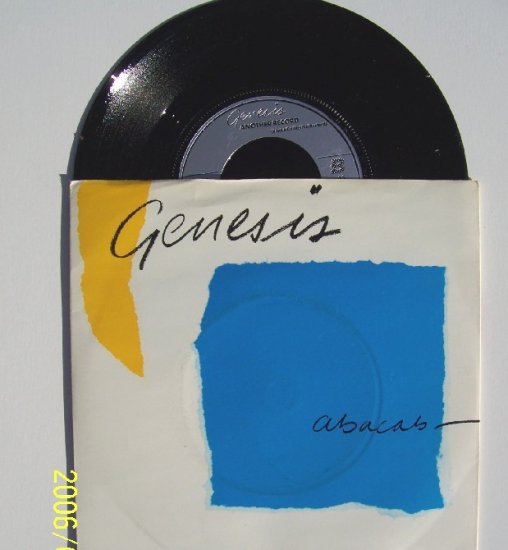 GENESIS Abacab Another record 45 rpm vinyl with sleeve Charisma 388