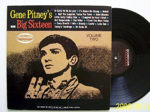Gene Pitney More Big Sixteen Vol 2 MONO Musicor Vintage Vinyl record EX NM