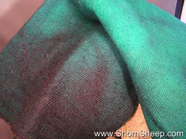 Emerald Isle - quarter yard - Hand Dyed Primitive Rug Hooking Wool with Lanolin - ShornSheep