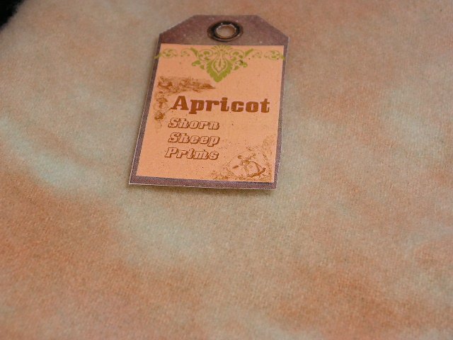 Hand Dyed Rug Hooking Wool with Lanolin - Shorn Sheep - Free USA Shipping - Quarter Yard - Apricot