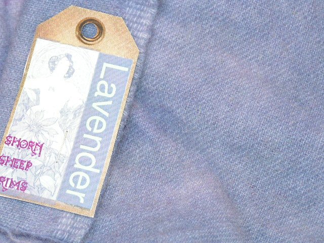 LAVENDER - Hand Dyed Rug Hooking Wool - Shorn Sheep Prims - Free US ship