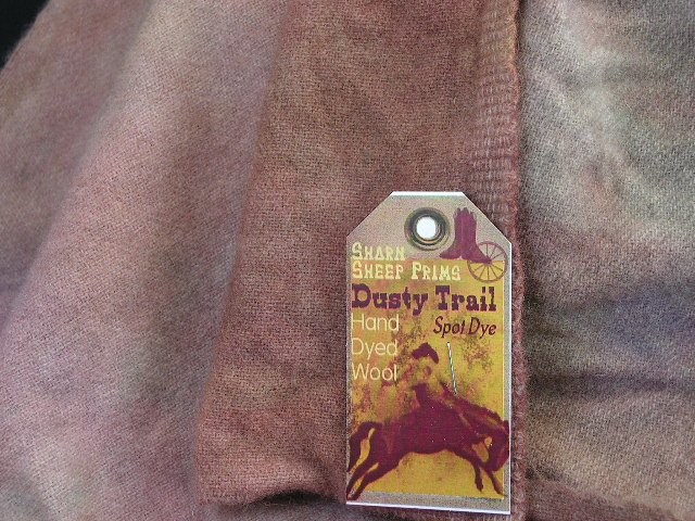 DUSTY TRAIL - Hand Dyed Rug Hooking Wool w/ Lanolin - Shorn Sheep Prims - FREE US SHIP