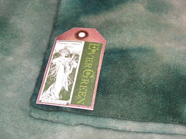 EVERGREEN - Hand Dyed Lanolin Wool - Rug Hook, Quilt, Penny Rug-Shorn Sheep - Free US Ship