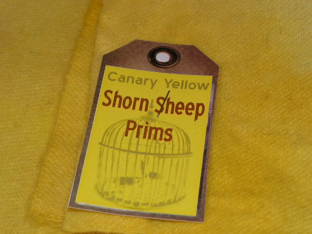 CANARY YELLOW - Hand Dyed Rug Hooking Wool - Shorn Sheep Prims - Qu. Yard - Ships Free US - Cut Free