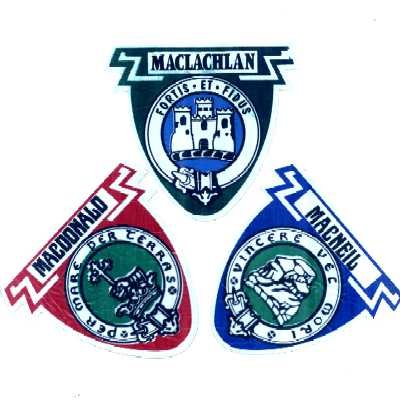 Foil Clan Crest Stickers