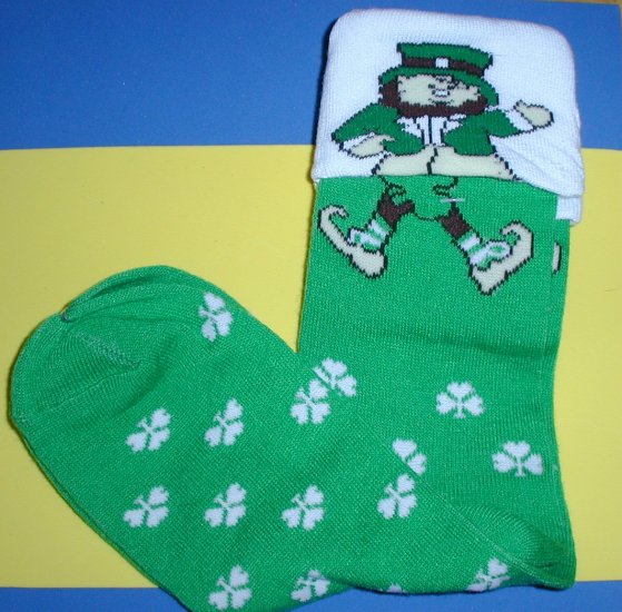 Saint Patrick's Day Socks, Women's size 9-11