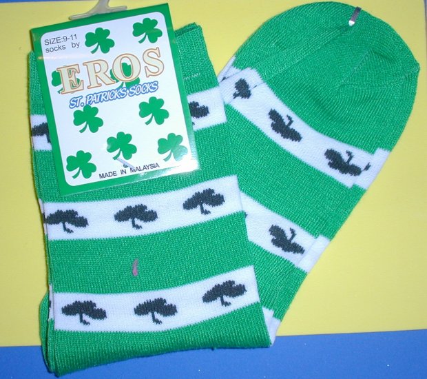 Saint Patrick's Day Socks, Women's size 9-11