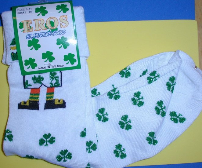 Saint Patrick's Day Socks, Women's size 9-11