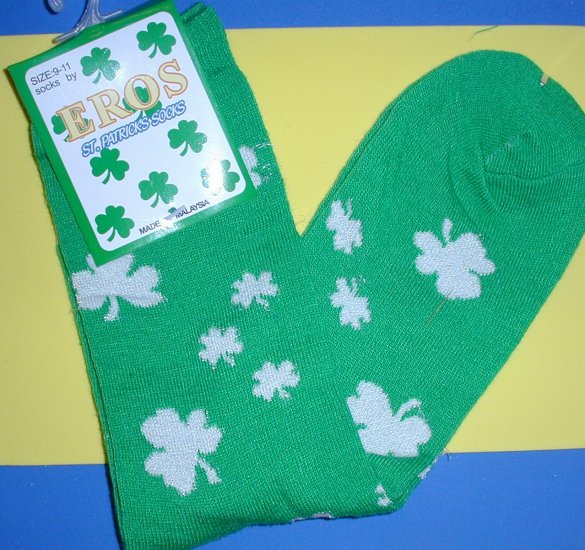 Saint Patrick's Day Socks, Women's size 9-11