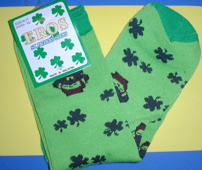 Saint Patrick's Day Socks, Women's size 9-11