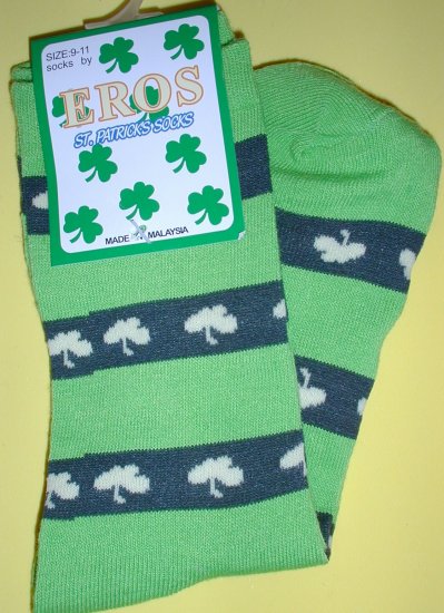 Saint Patrick's Day Socks, Women's size 9-11