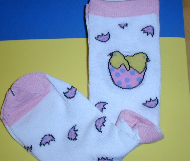 Easter Socks, Women's size 9-11