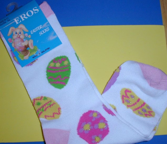 Easter Socks, Women's size 9-11