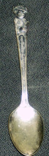 Edgar Bergen Charlie McCarthy as Sherlock Holmes Advertising Spoon 1939