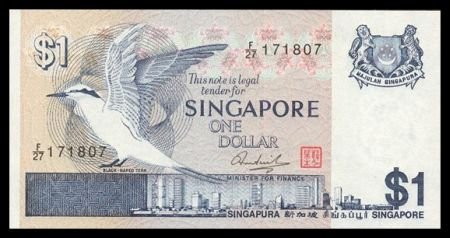 SINGAPORE - 1 DOLLAR 1976 - Pick 9 - UNCIRKULATED
