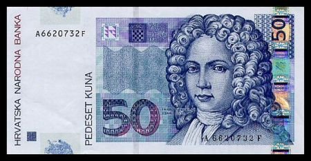 CROATIA - 50 KUNA 2002, Pick 40, UNCIRKULATED
