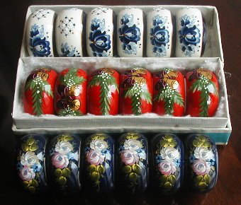 Hand-painted Napkin Rings