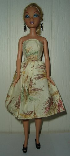 Barbie Doll Type Dress Harvest Wheat