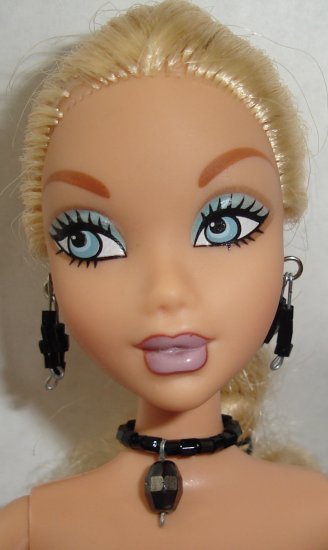 Barbie Doll Type Jewelry Black set