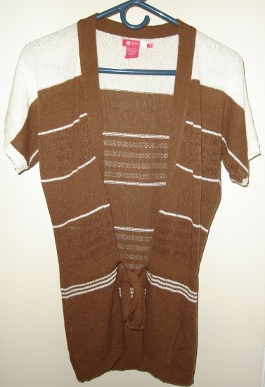 Split Knitted Cardigan Wrap Sweater