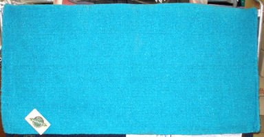 Mayatex Western Saddle Blanket Turquoise Blue 36x34