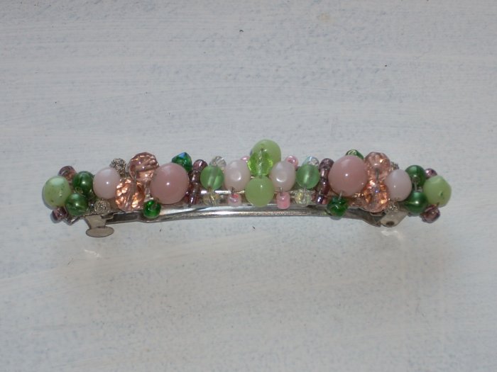 Green and Pink Barrette