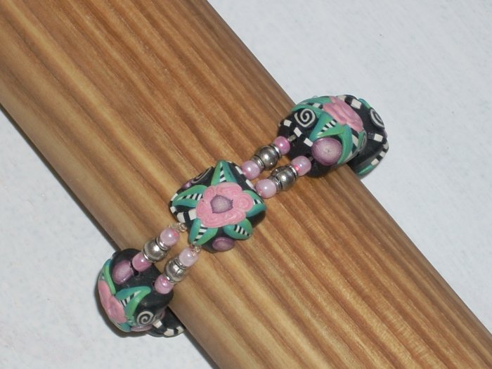 Clay beads with attention to detail