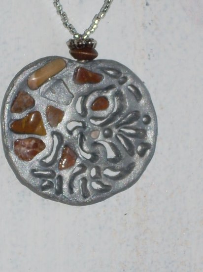 Nature inspired silver and stones
