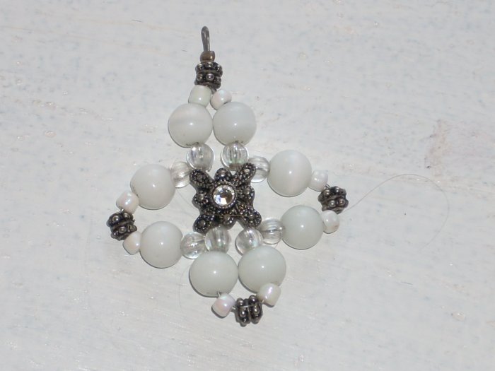 White wired pendant