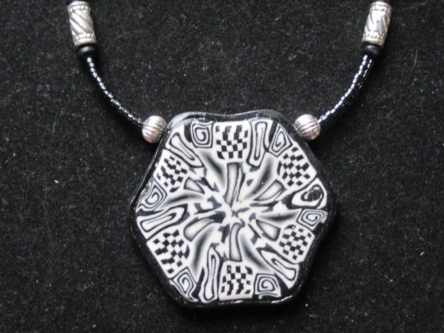 Kaleidoscopic Elegant black and white beauty.