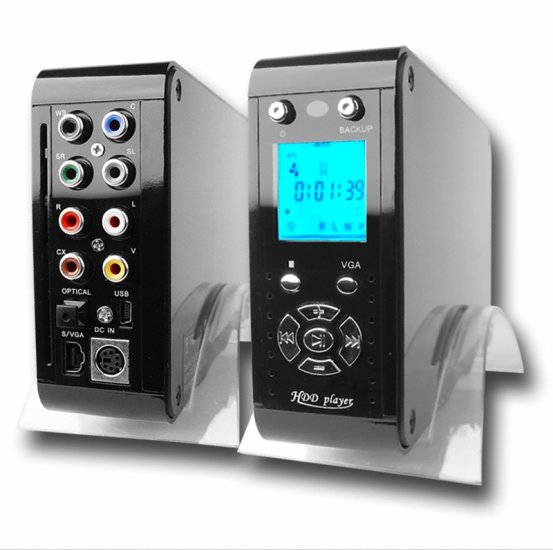 DivX Player USB HDD Enclosure With 100GIG HD