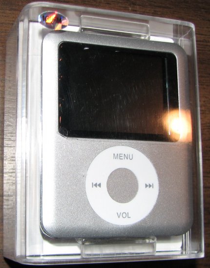 Silver iPod Nano style 3rd Gen MP3 Player